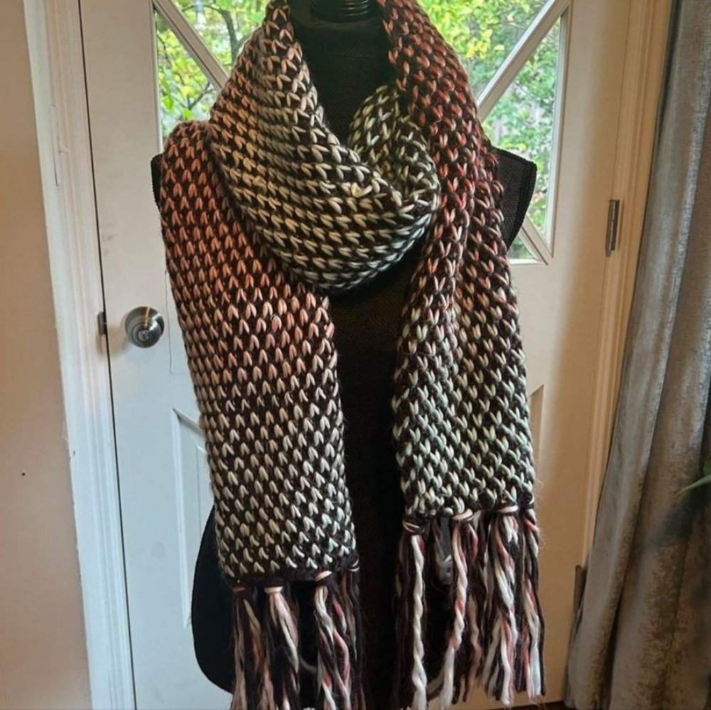 Multicolor Knit Scarf